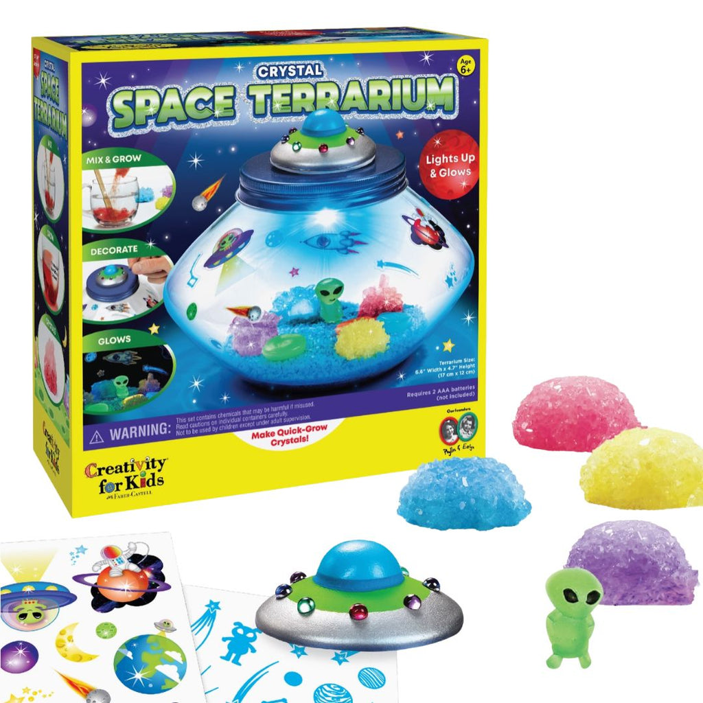 Grow Your Own Crystal Space Terrarium Arts & Crafts Faber Castell 