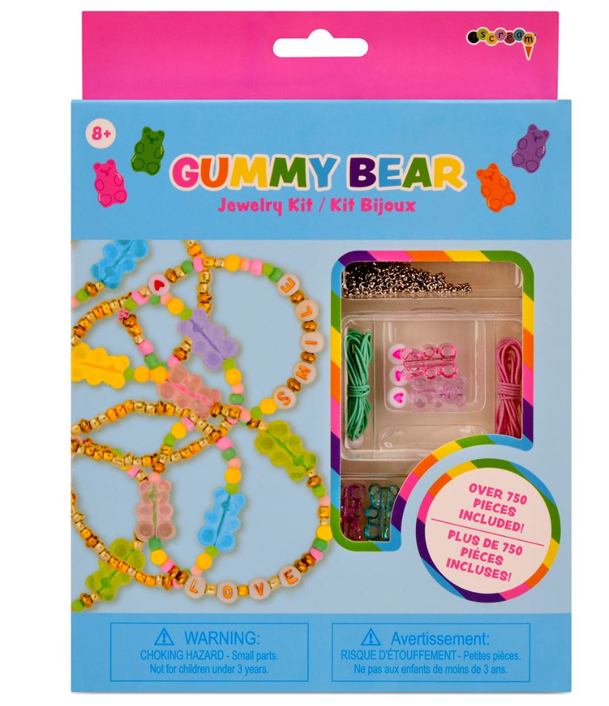 Gummy Bear Jewelry Kit Arts & Crafts Iscream 