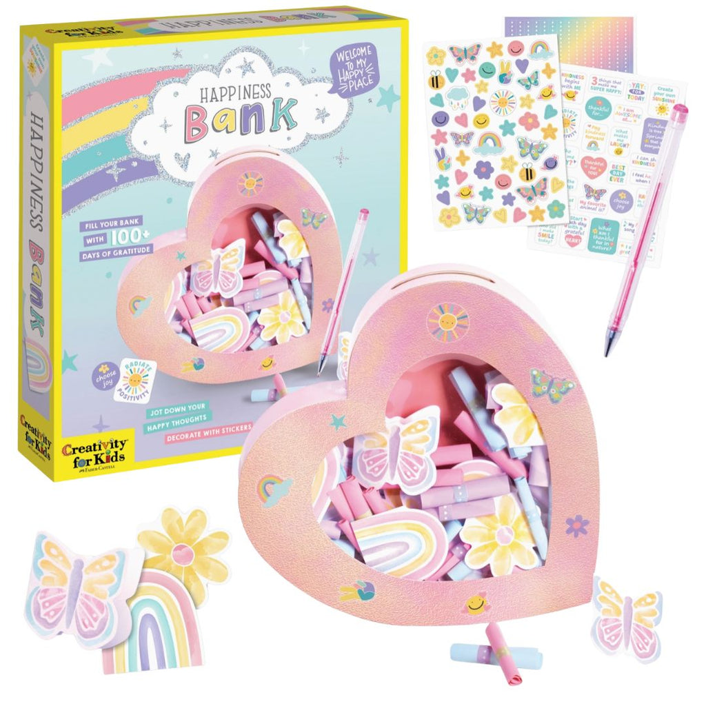 Happiness Heart Shaped Bank Craft Kit Arts & Crafts Faber Castell 