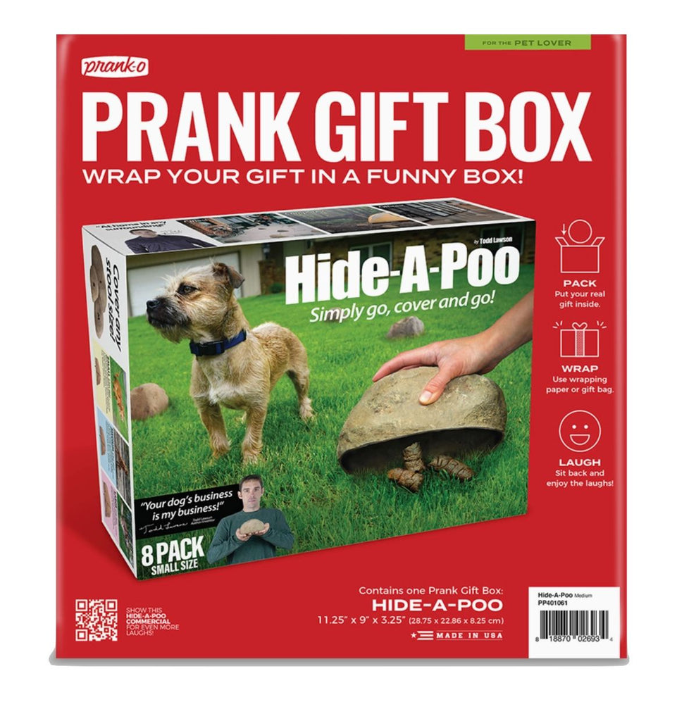 Hide-A-Poo-Prank Gift Box Prank and Gags Prank-O 