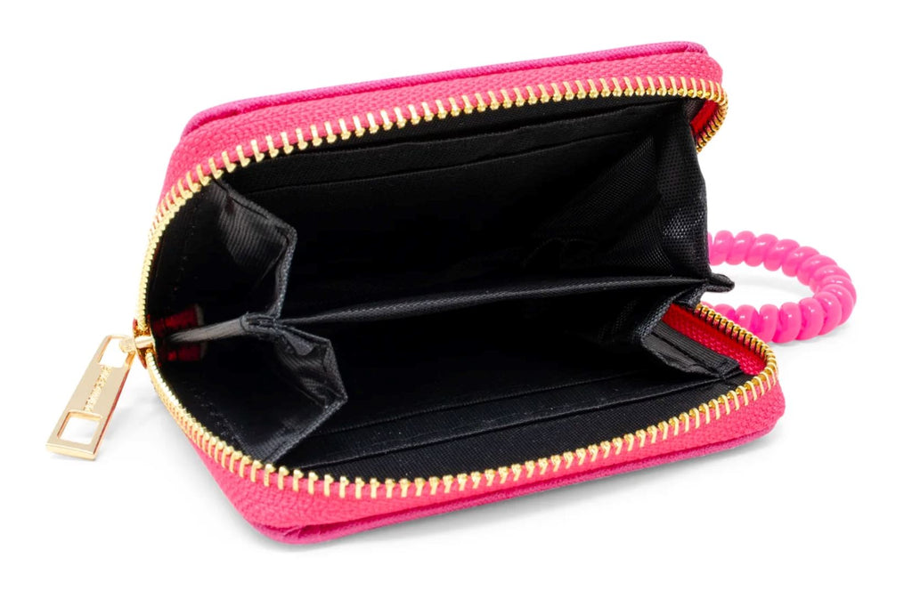 Hot Pink Sequin Heart Wallet Accessories ZOMI GEMS 