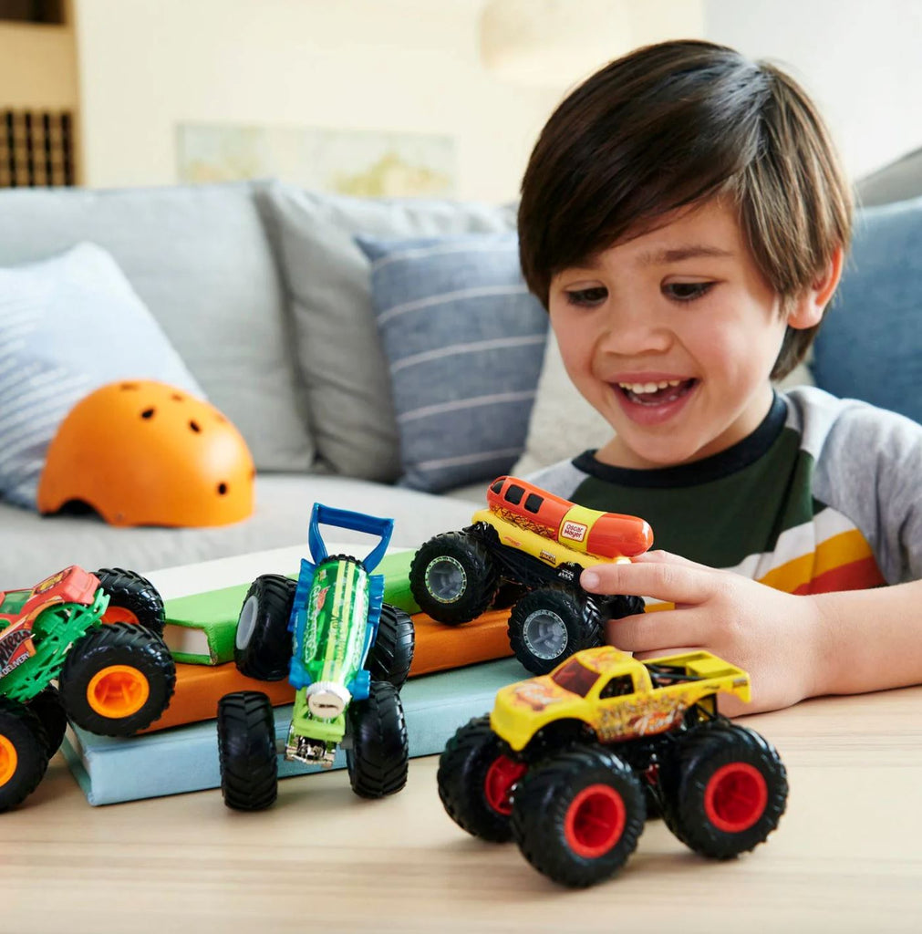 Hot Wheels Monster Trucks 4-Pack Toys Toysmith 