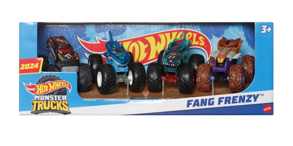 Hot Wheels Monster Trucks 4-Pack Toys Toysmith 