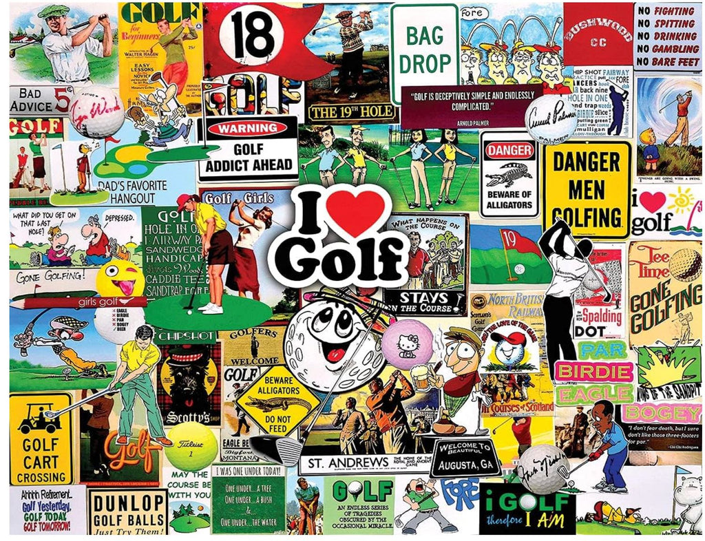 I Love Golf-1000 Piece Puzzle puzzle White Mountain 