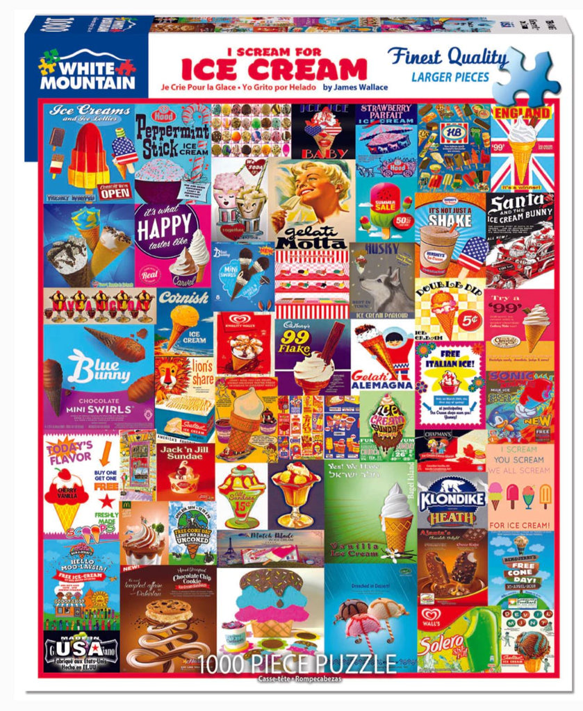 I Scream For Ice Cream-1000 Piece Puzzle puzzle White Mountain 