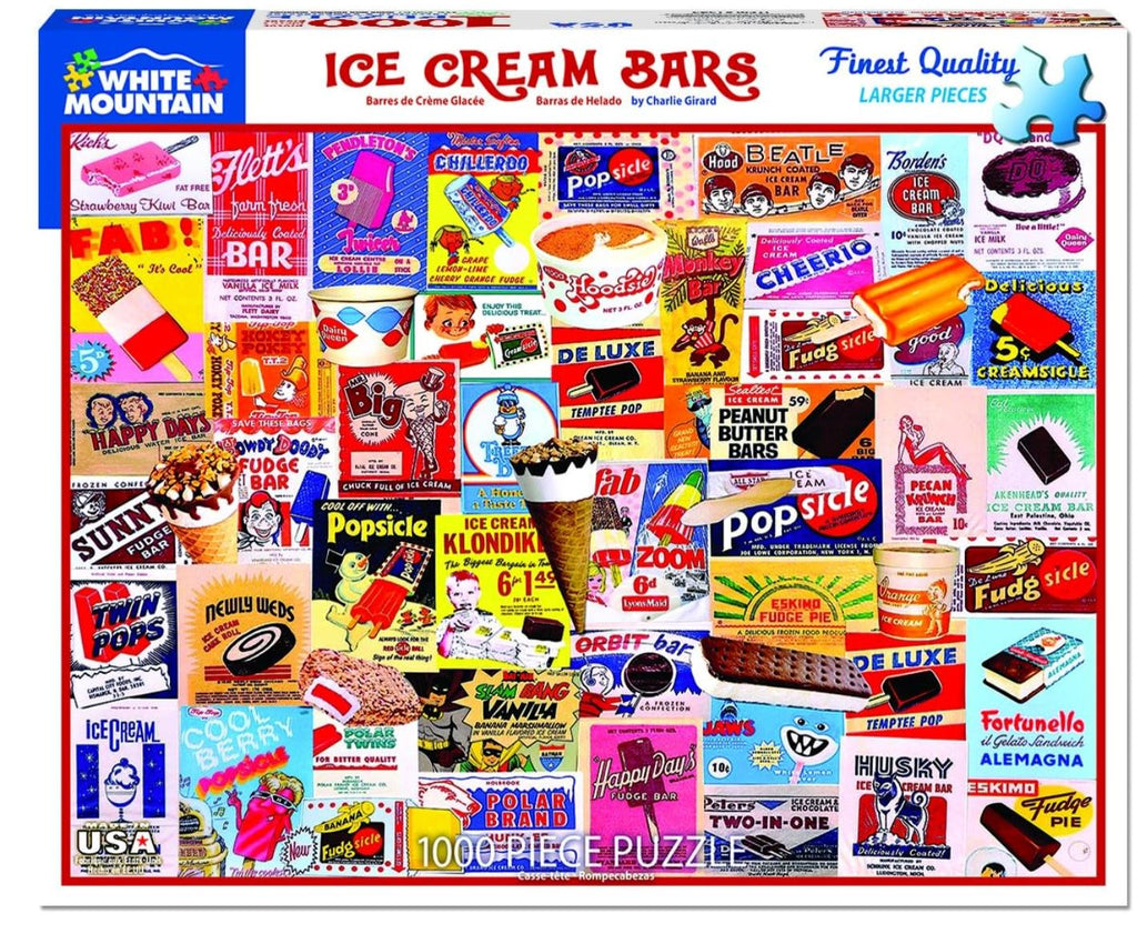 Ice Cream Bars-1000 Piece Puzzle puzzle White Mountain 