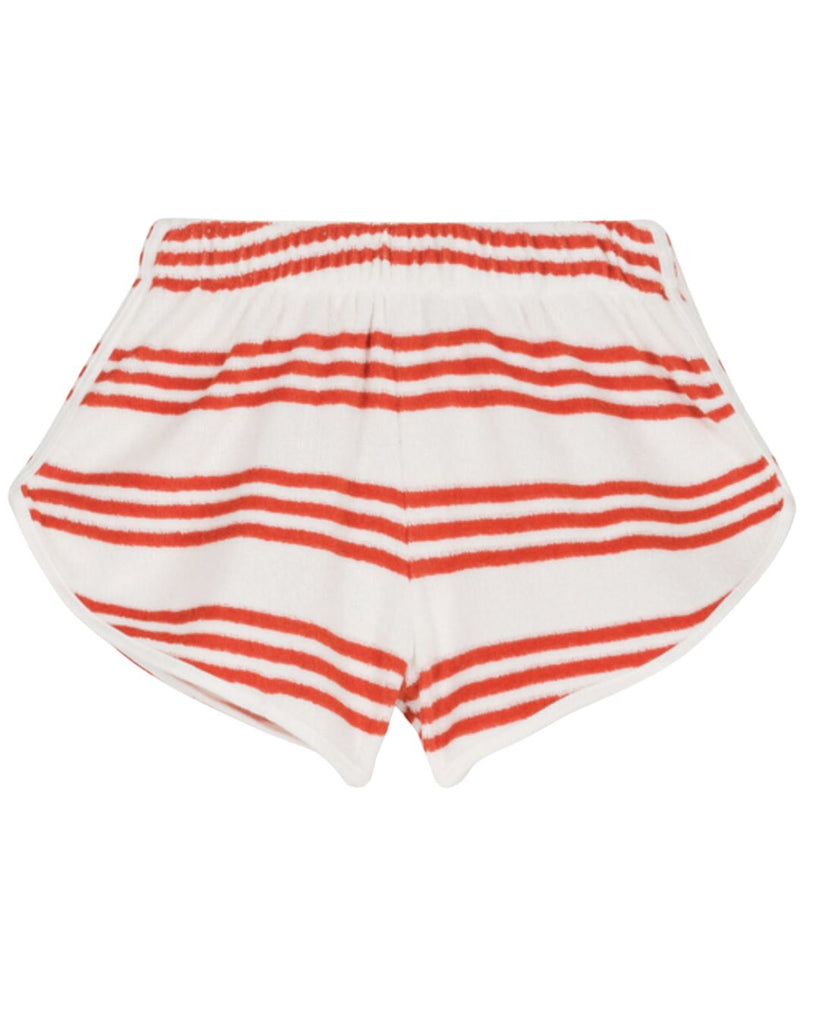 Juju Terry Red Sporty Stripes Shorts Shorts We Are Kids 