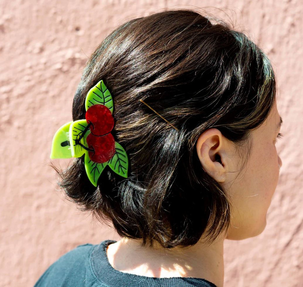 Large Cherries Hair Claw Hair Clip Jenny Lemons 