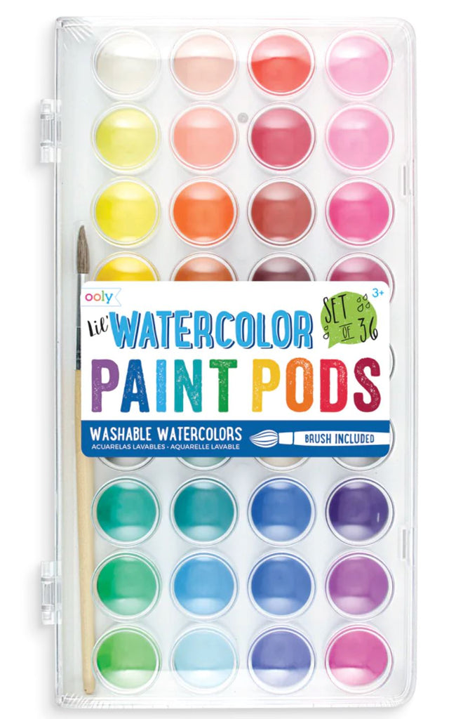 Lil' Paint Pods Watercolor Paint- Set Of 36 Arts & Crafts OOLY 