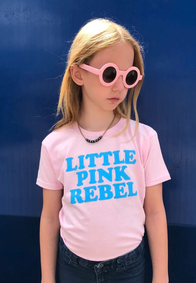 Little Pink Rebel Tee Tops Gunner & Lux 