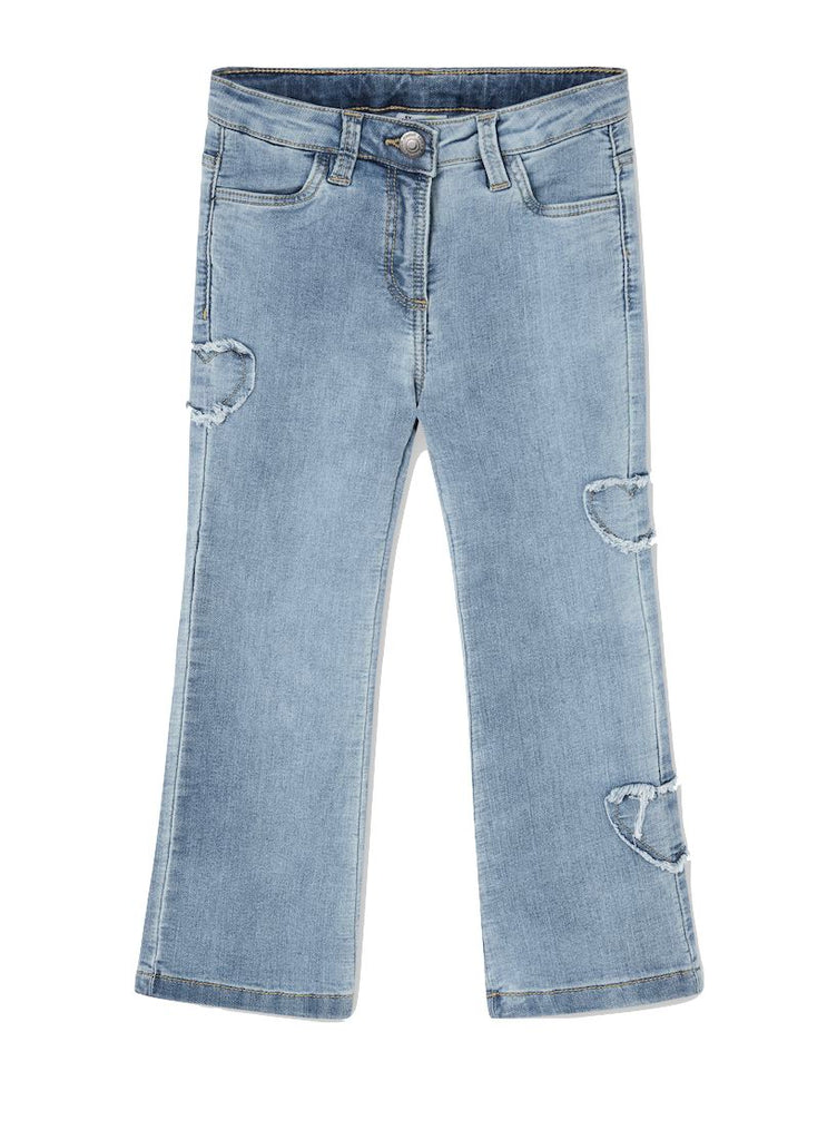 Losan Jeans With Heart Patches Jean Losan Kids 