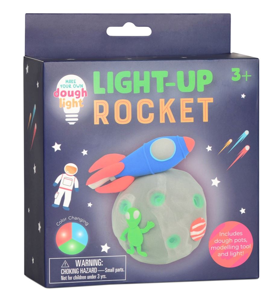 Make Your Own Light Up Rocket Kit Arts & Crafts Iscream 