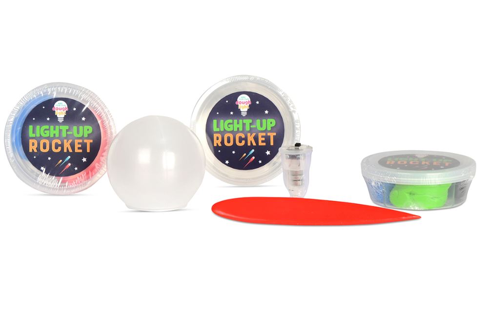 Make Your Own Light Up Rocket Kit Arts & Crafts Iscream 