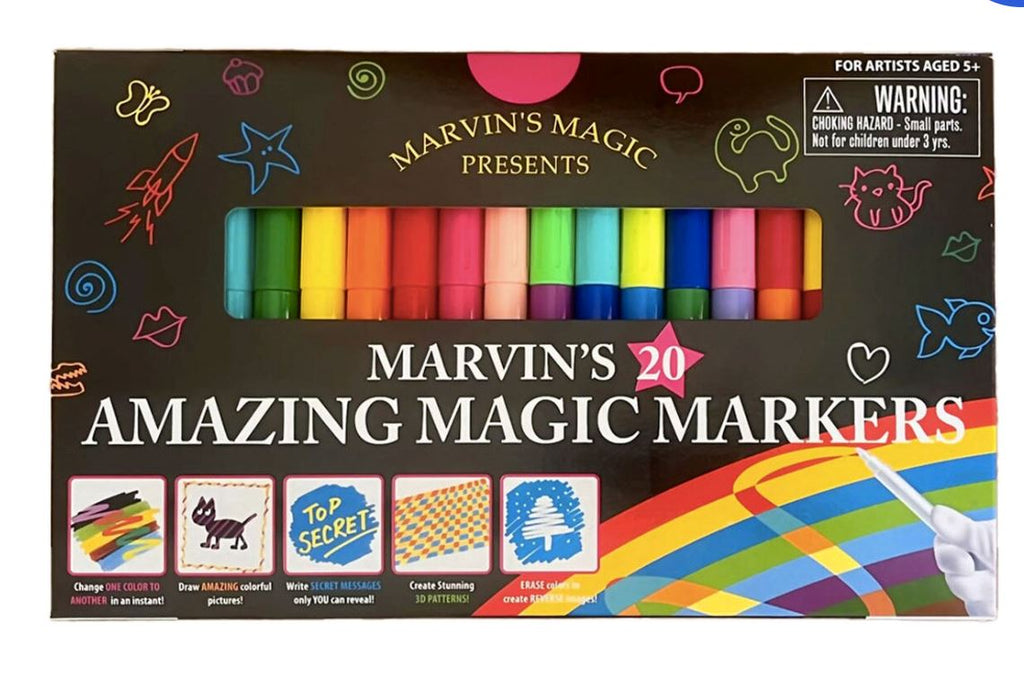 Marvin's Amazing Magic Markers- Pack Of 20 markers Marvin's Magic 