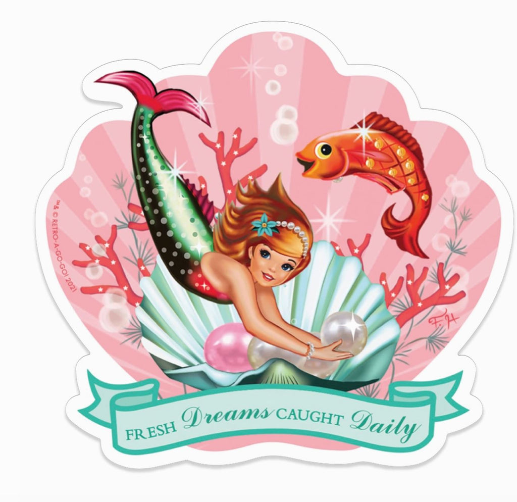 Mermaid Dream Vinyl Sticker Sticker Retro-a-go-go! 