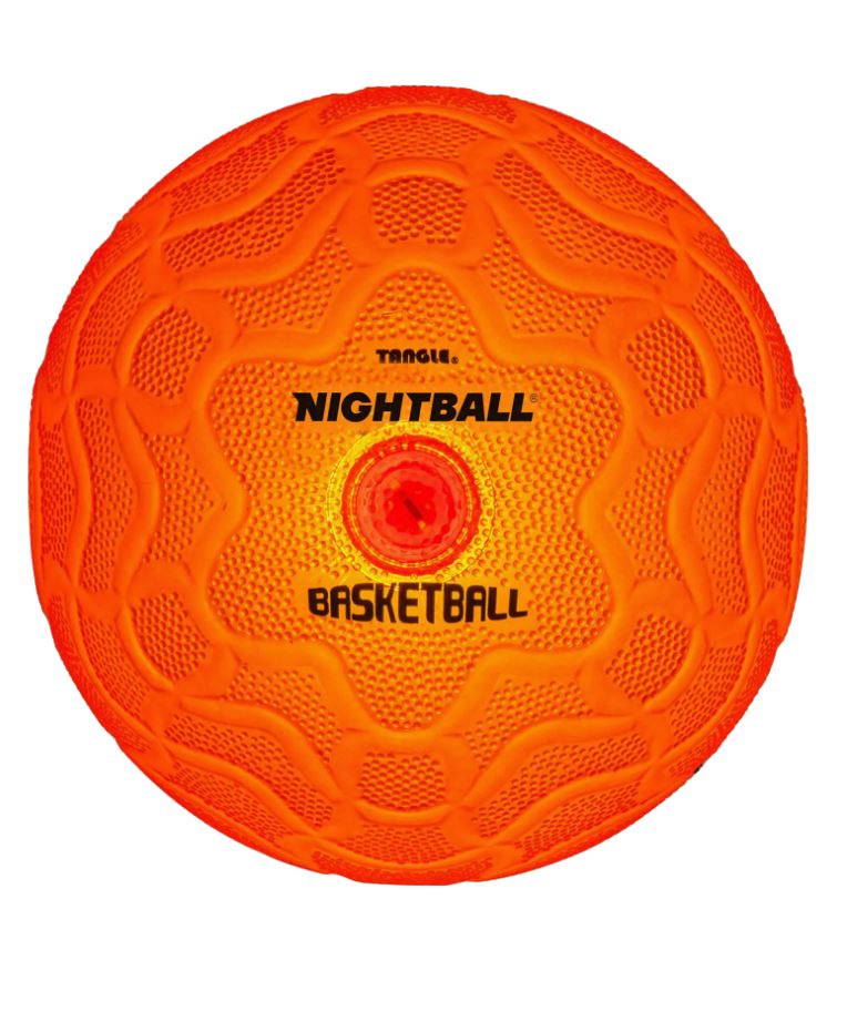NightBall Light-Up LED Orange Basketball Toys Tangle 