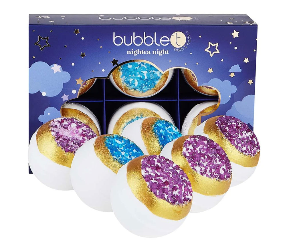 Nightea Night Geode Bath Bomb Gift Set Bathbombs Bubble T Cosmetics 