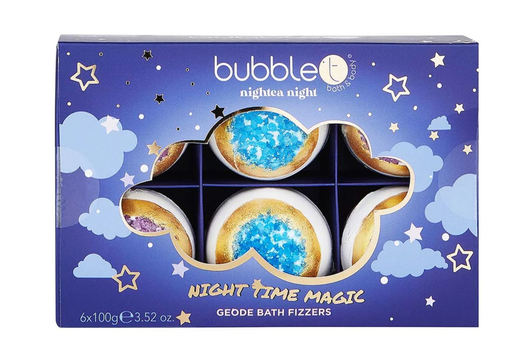 Nightea Night Geode Bath Bomb Gift Set Bathbombs Bubble T Cosmetics 