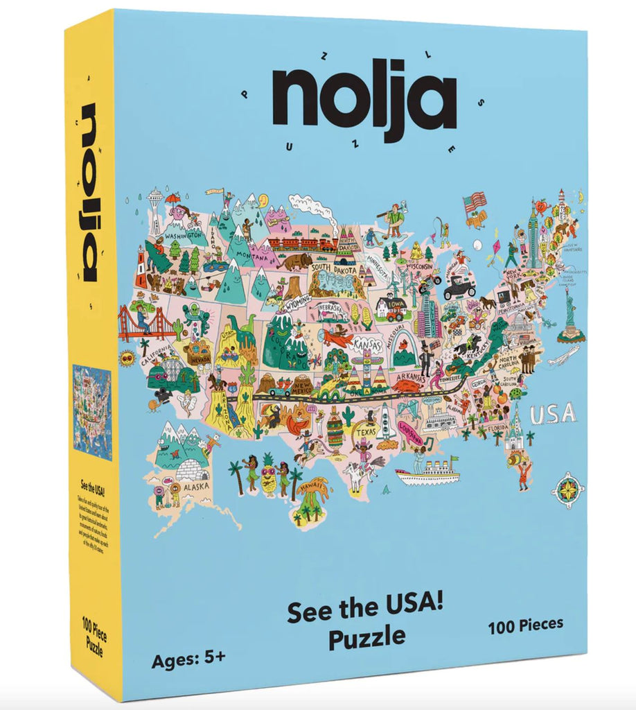 Nolja See the USA 100pc Jigsaw Puzzle puzzle Toysmith 