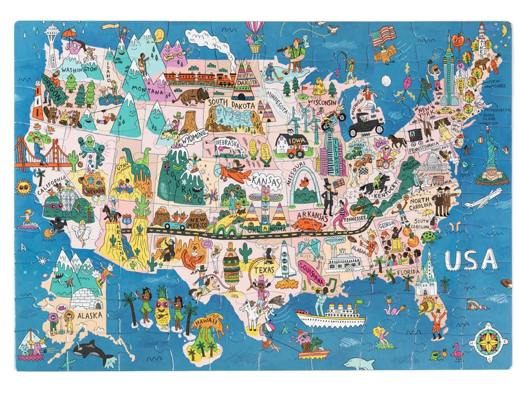 Nolja See the USA 100pc Jigsaw Puzzle puzzle Toysmith 