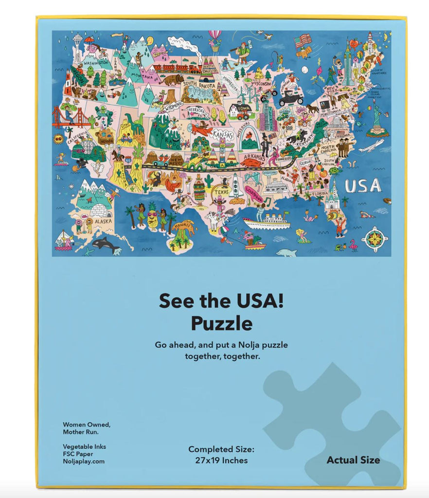 Nolja See the USA 100pc Jigsaw Puzzle puzzle Toysmith 