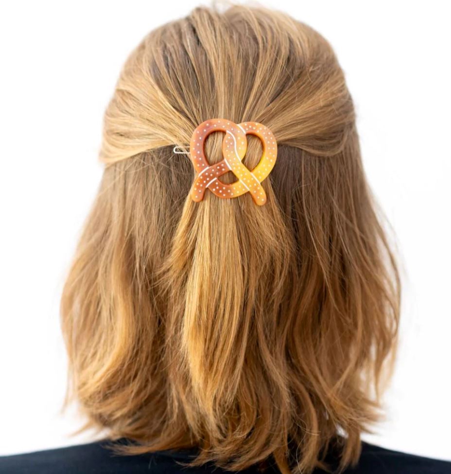 Pretzel Barrette Hair Clip Jenny Lemons 