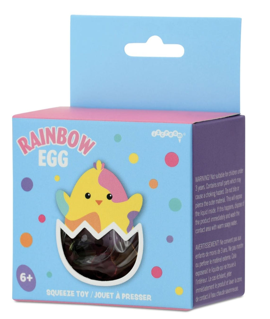 Rainbow Egg Squeeze Toy Toys Iscream 