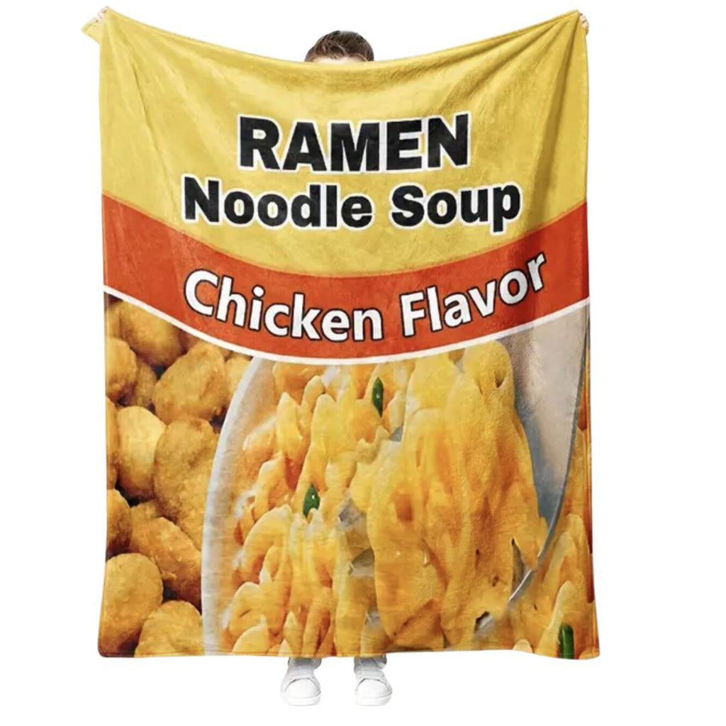 Ramen Noodle Blanket Throw Blanket Swoop 