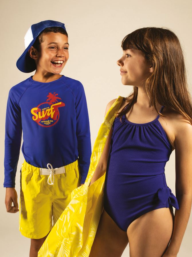 Saco Surf Anti-UV Shirt In Atlantic Swimwear Sunchild 