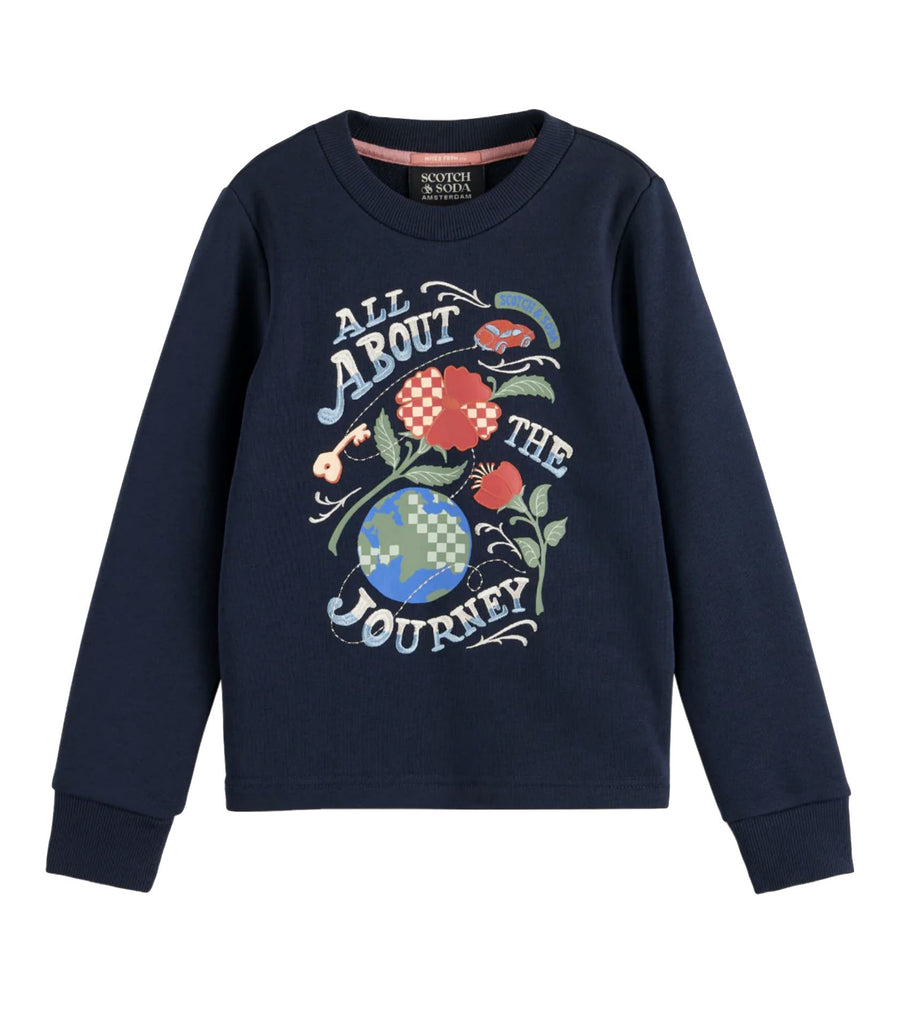 Scotch & Soda All About The Journey Crewneck sweatshirt Scotch & Soda 