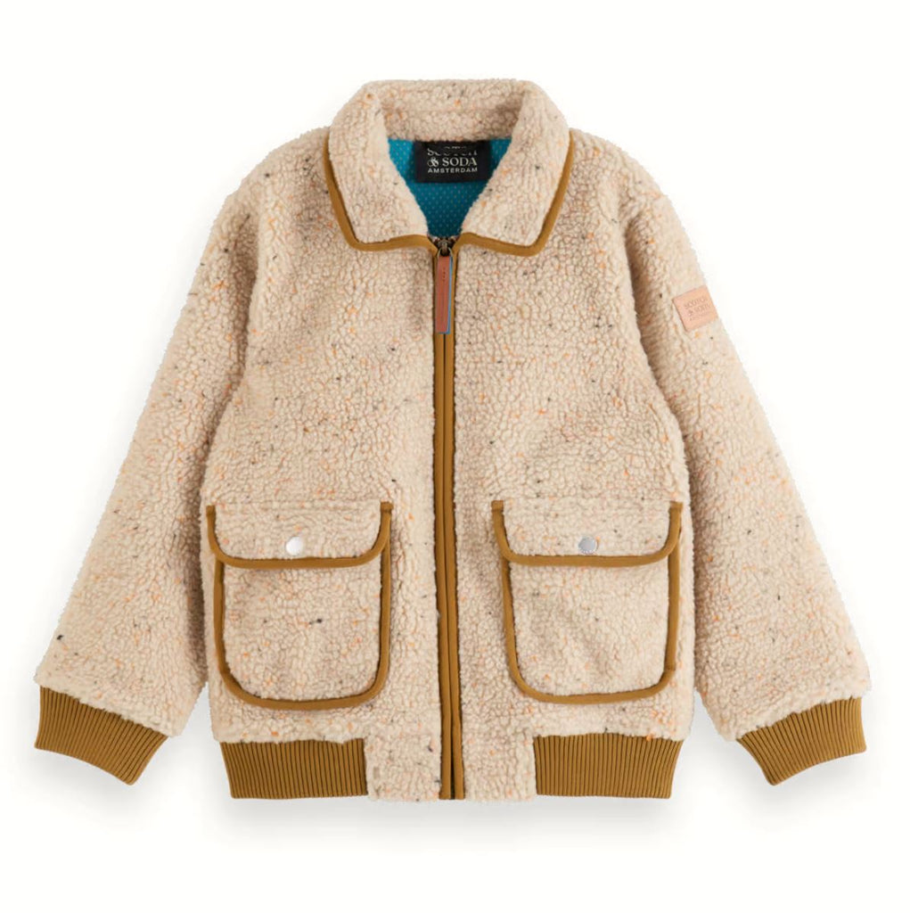 Scotch & Soda Boys' Teddy Jacket Jackets & Coats Scotch & Soda 