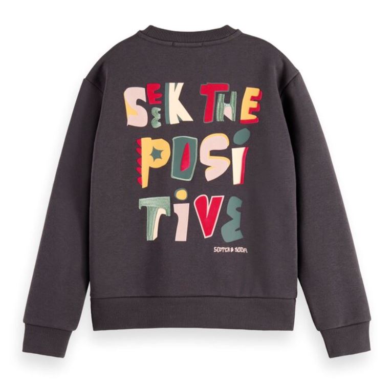 Scotch & Soda "Seek The Positive" Crewneck sweatshirt Scotch & Soda 