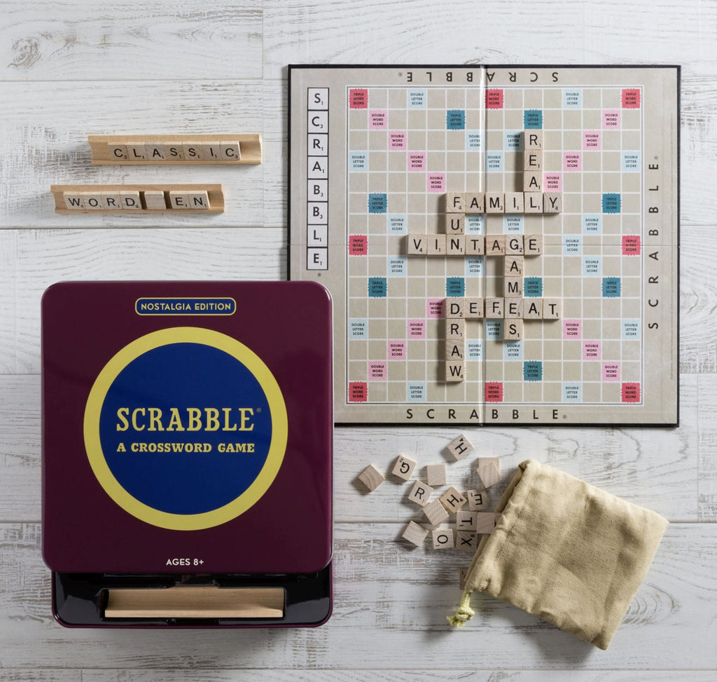 Scrabble Nostalgia Tin Edition Games WS Game Company 
