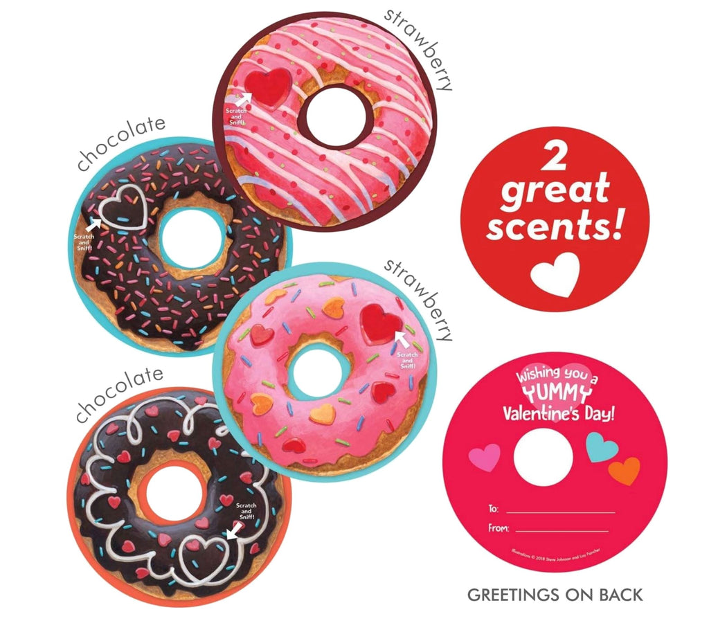 Scratch & Sniff Valentine Donut Cards cards Paper House Productions 