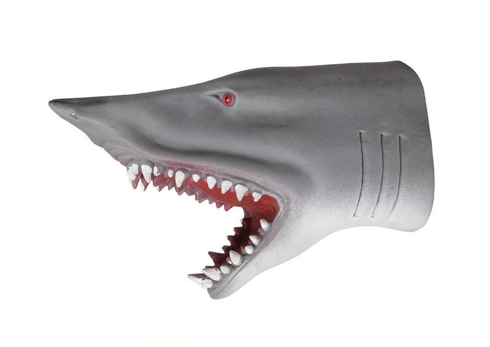 Shark Hand Puppet Toys Warm Fuzzy Toys 