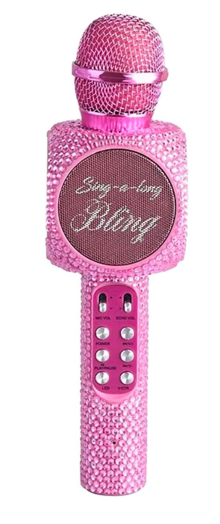 Sing-A-Long Pink Glittery Microphone Toys Trend Tech Brands 