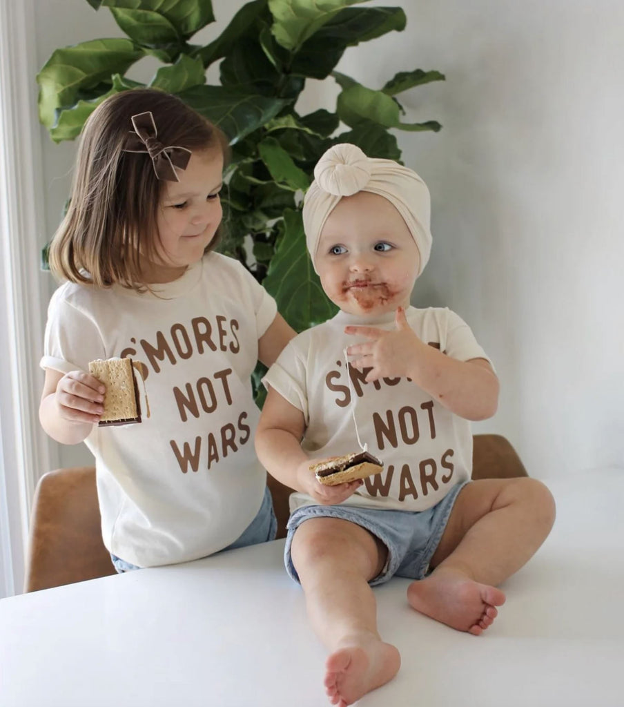 Smores Tee In Natural Tops The Wishing Elephant 
