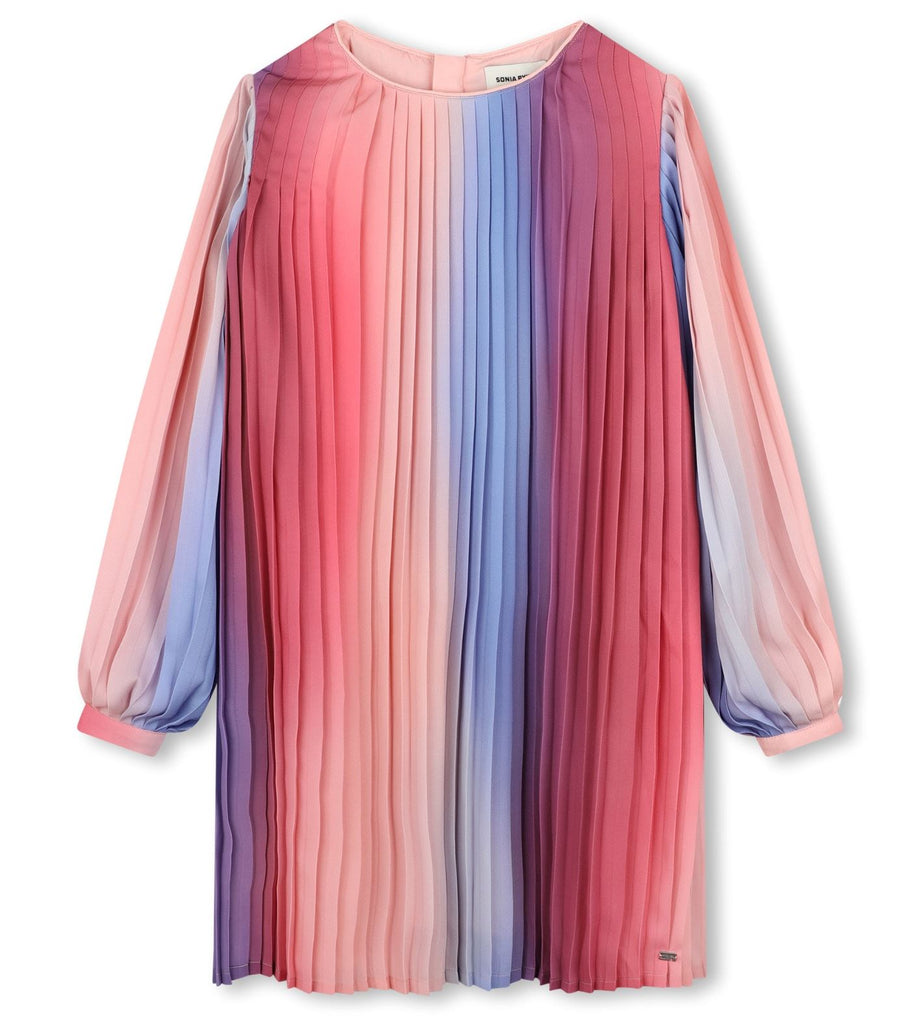 Sonia Rykiel Pleated Gradient Print Dress Dress Sonia Rykiel 