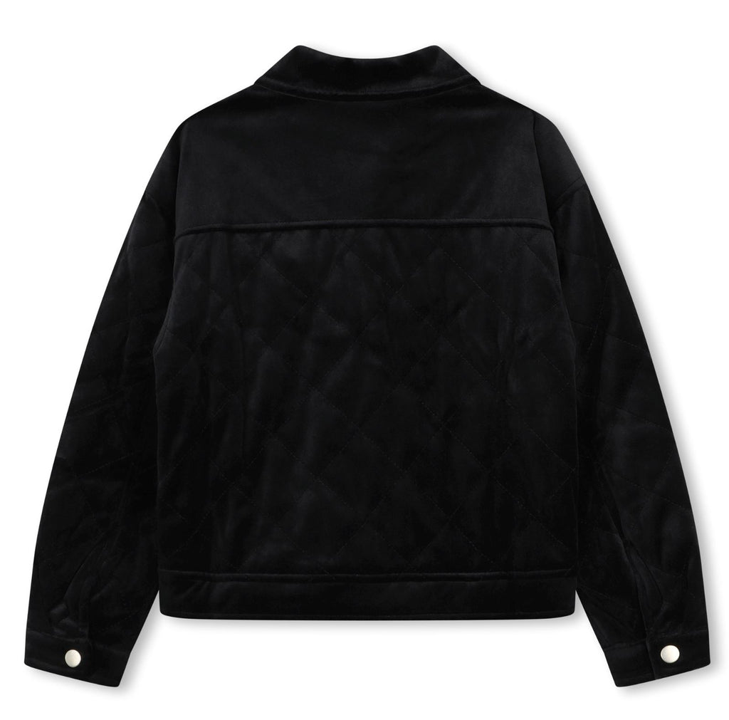 Sonia Rykiel Quilted Black Velvet Jacket Jackets & Coats Sonia Rykiel 