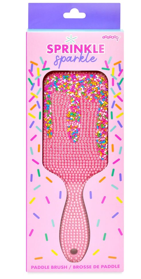 Sprinkle Sparkle Paddle Hair Brush Accessories Iscream 