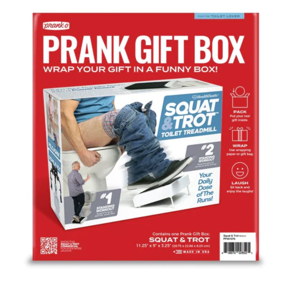 Squat & Trot-Prank Gift Box Prank and Gags Prank-O 