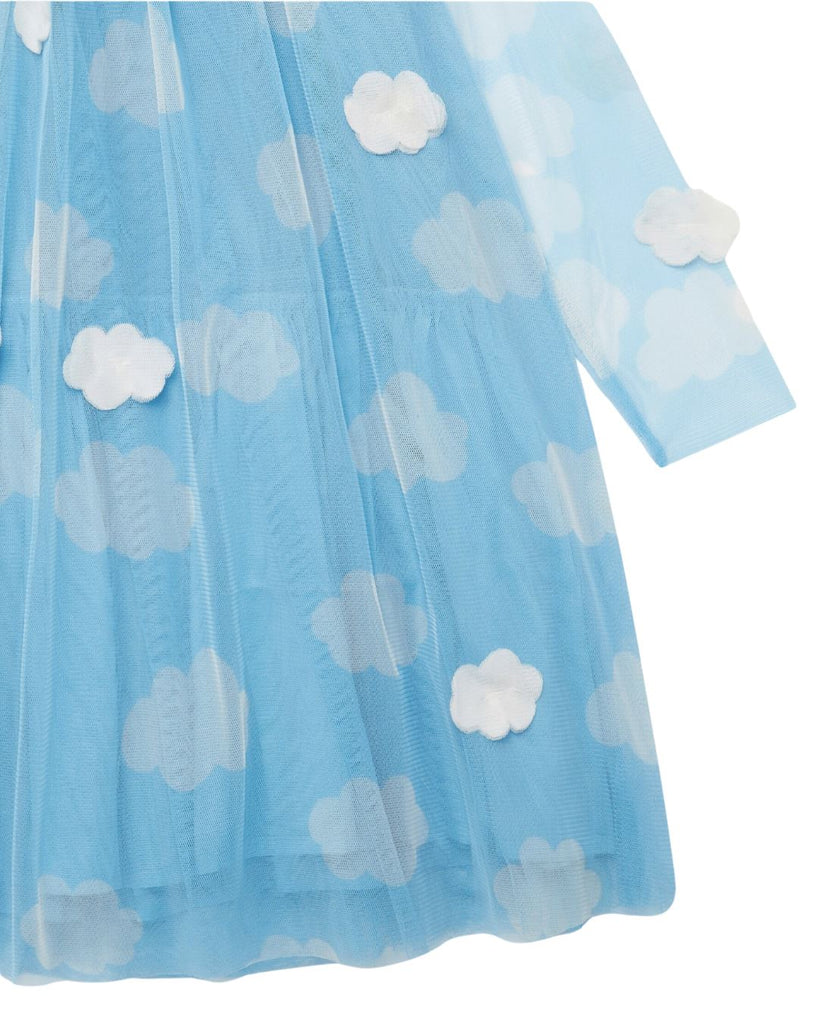 Stella McCartney Kids Clouds Appliqué Tulle Dress Dress Stella McCartney Kids 