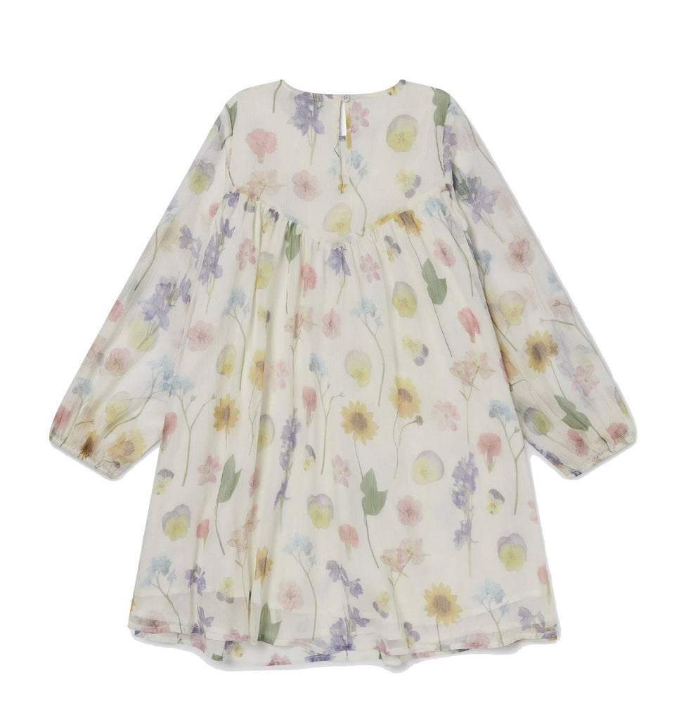 Stella McCartney Kids Georgette Flower Print Dress Dress Stella McCartney Kids 