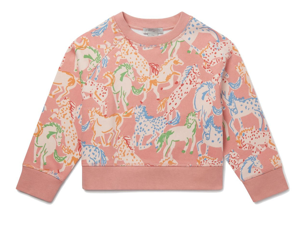 Stella McCartney Kids Horse Print Sweatshirt sweatshirt Stella McCartney Kids 