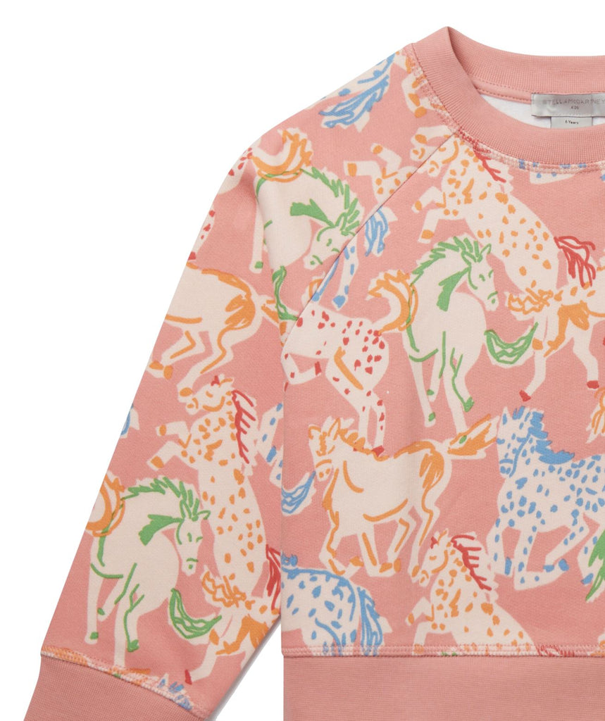 Stella McCartney Kids Horse Print Sweatshirt sweatshirt Stella McCartney Kids 