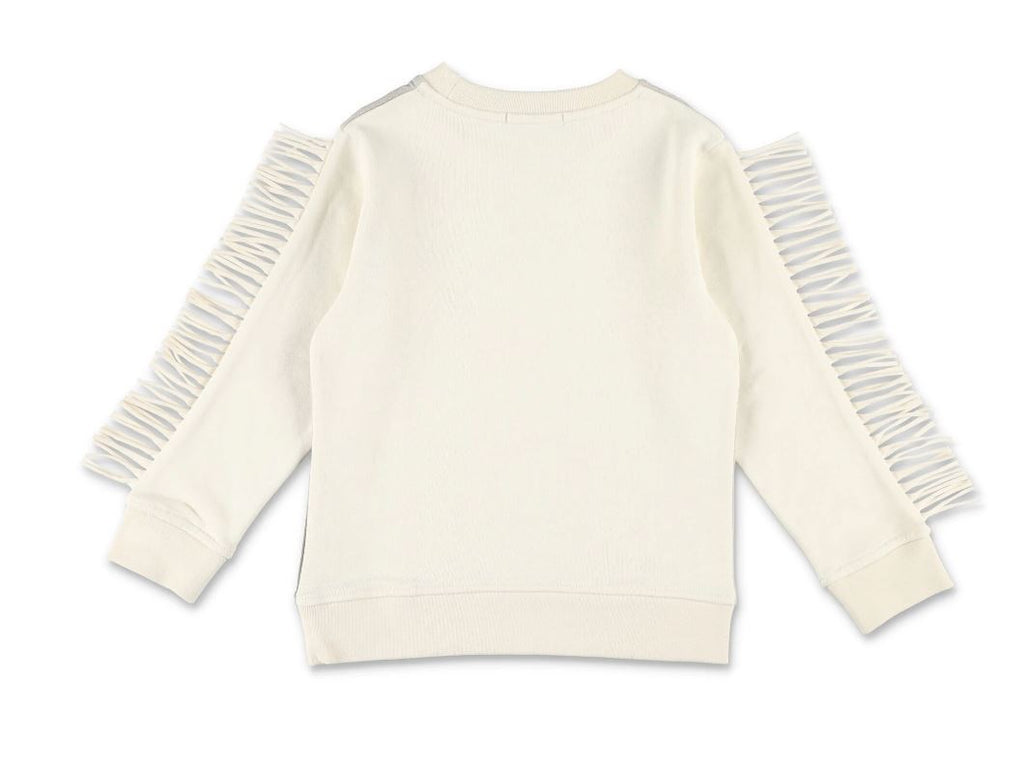 Stella McCartney Kids Horse Print Sweatshirt W/ Fringes sweatshirt Stella McCartney Kids 