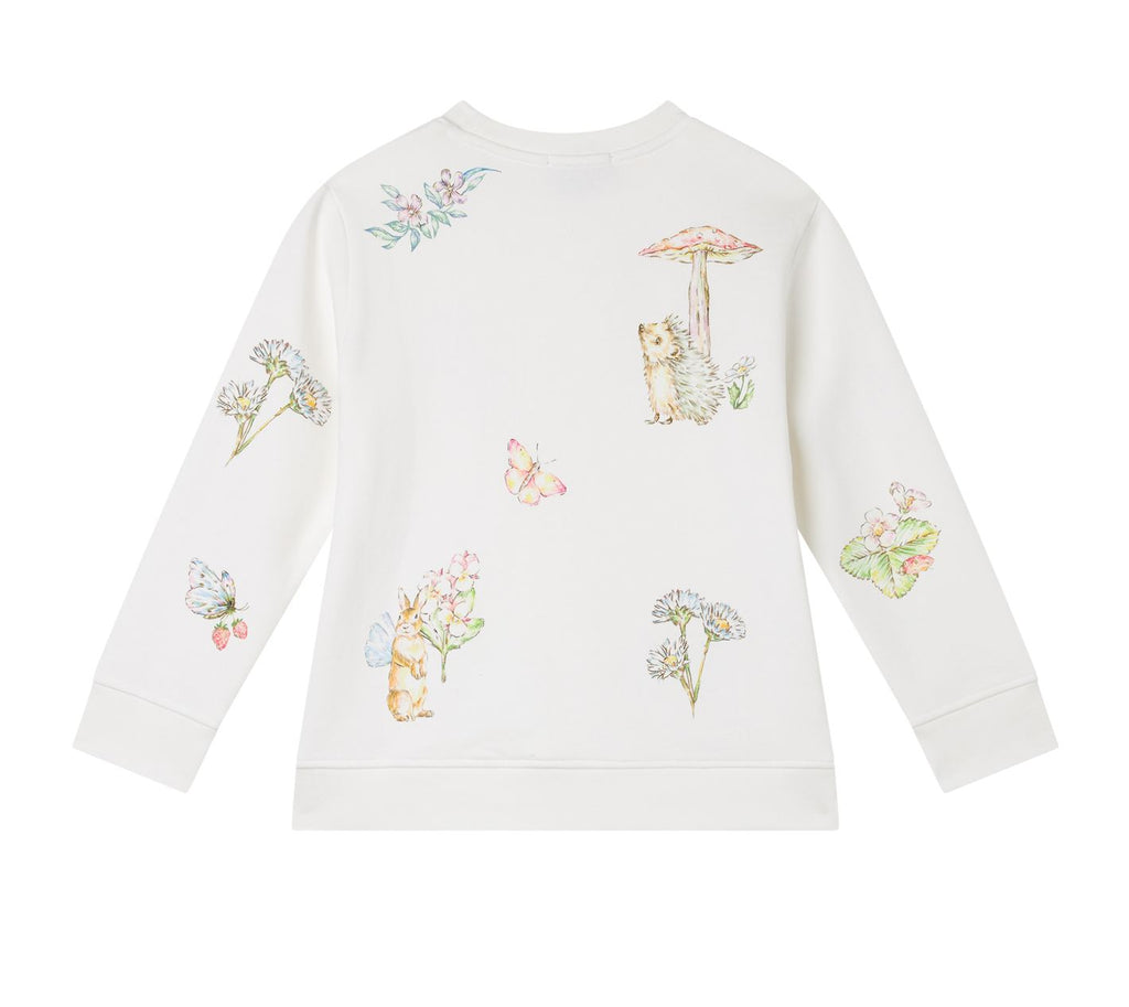 Stella McCartney Kids Nature Printed Sweatshirt Tops Stella McCartney Kids 