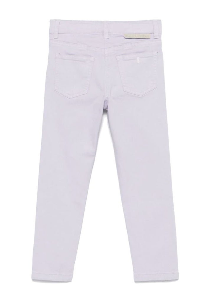 Stella McCartney Kids Purple Gabardine Pants Pants Stella McCartney Kids 