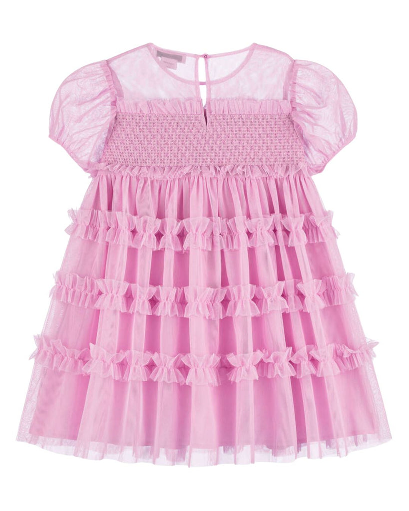 Stella McCartney Kids Tulle Dress With Embroidered Flowers Dress Stella McCartney Kids 