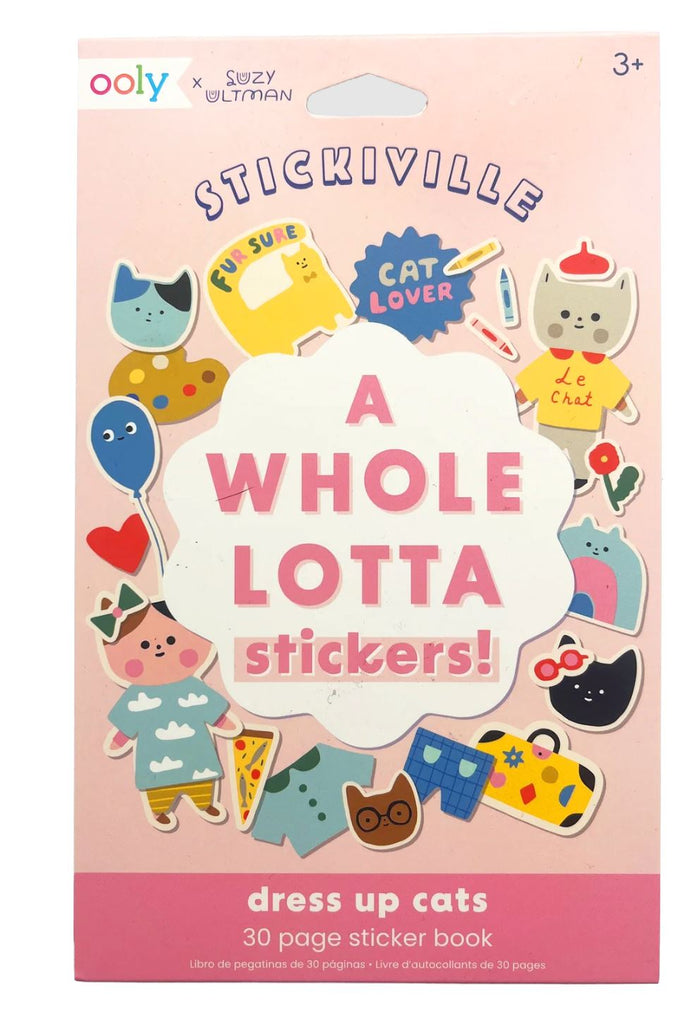 Stickiville Sticker Book - Dress Up Cats Sticker OOLY 